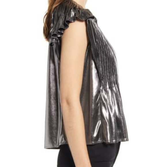 New Rebecca Minkoff Silver Top - Picture 3 of 4